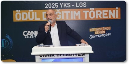 Canik Belediyesi'nden YKS ve LGS Şampiyonlarına Ödül